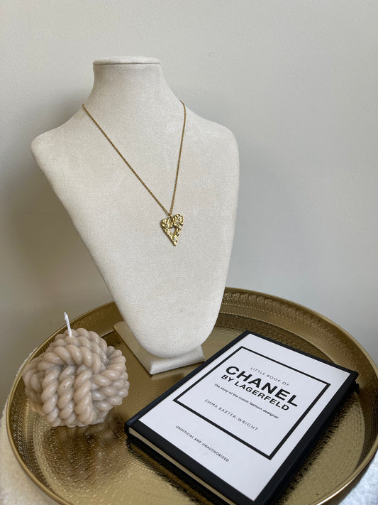 spark heart necklace