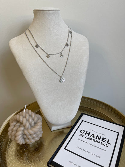 Lucky silver necklace